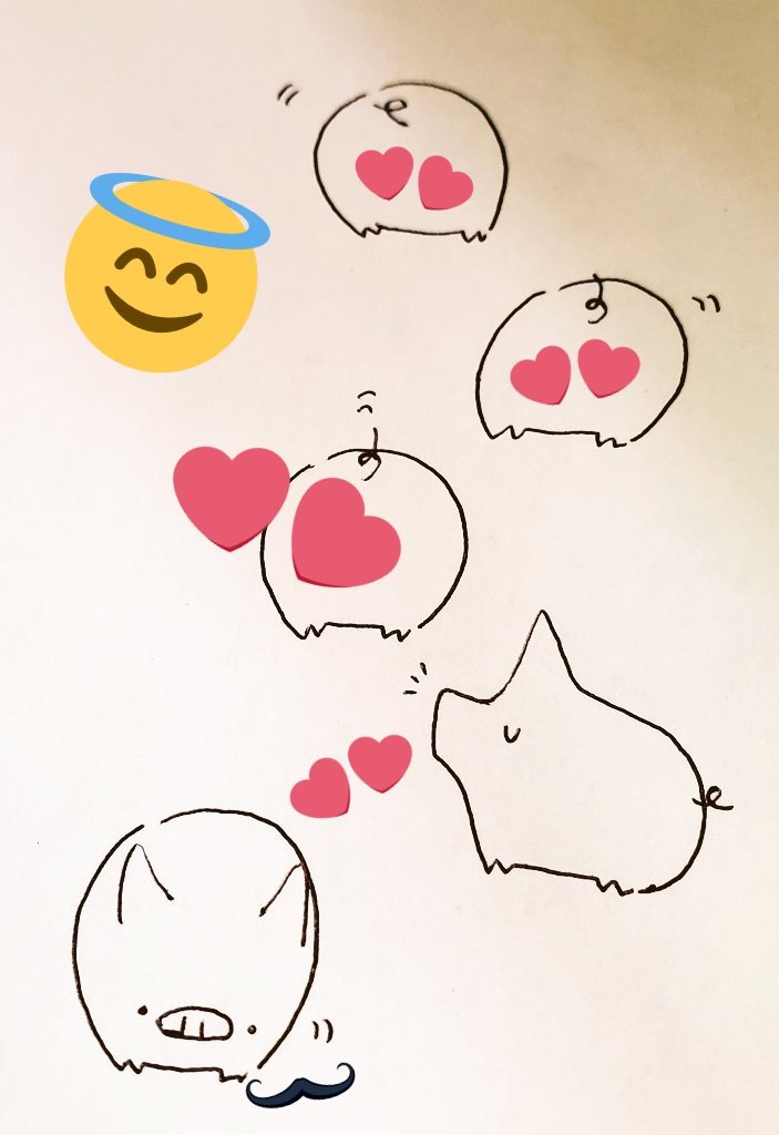 来年は寅年らしいので。
2022年の目標はこぶたさんグッズを販売出来たらいいなと思ってます。𓃟𓃟 