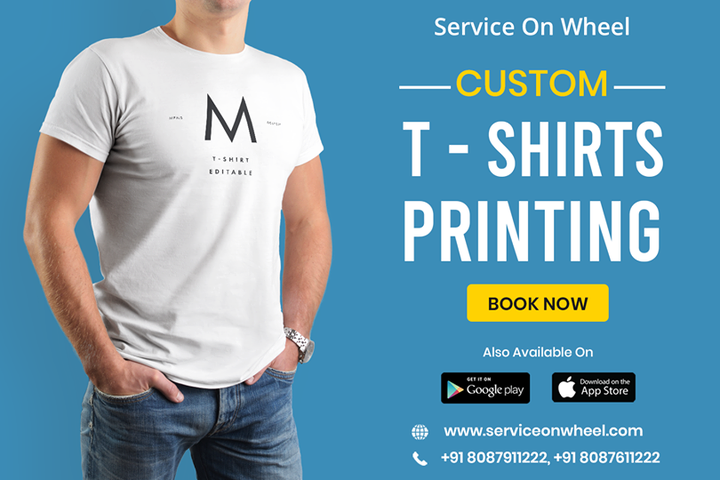 ServiceOnWheel_'s tweet photo. Are you not able to find from where to print t-shirts ? Book t-shirt printing service with us.
Visit https://t.co/uuVFKOoNVg or Call us : 8087911222
Download Our App
https://t.co/m69fG7VFr7
#tshirtprinting #tshirtprintService #tshirtprintingBooking #Serviceonwheel #sow https://t.co/vCGIYwNgta