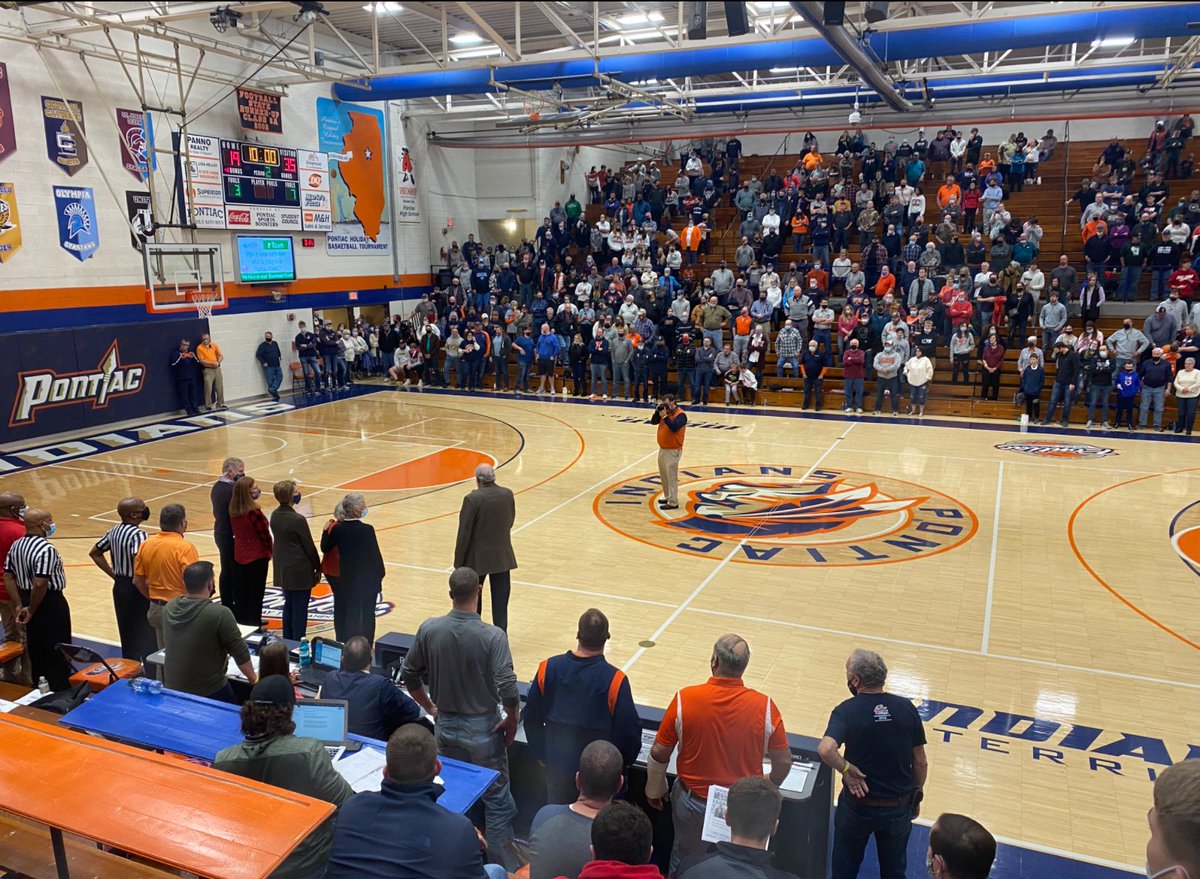 During halftime, we honored past tournament director, Roger Tuttle. Thank you, Mr. Tuttle, for your countless hours of service and dedication! You are greatly missed #pht2021