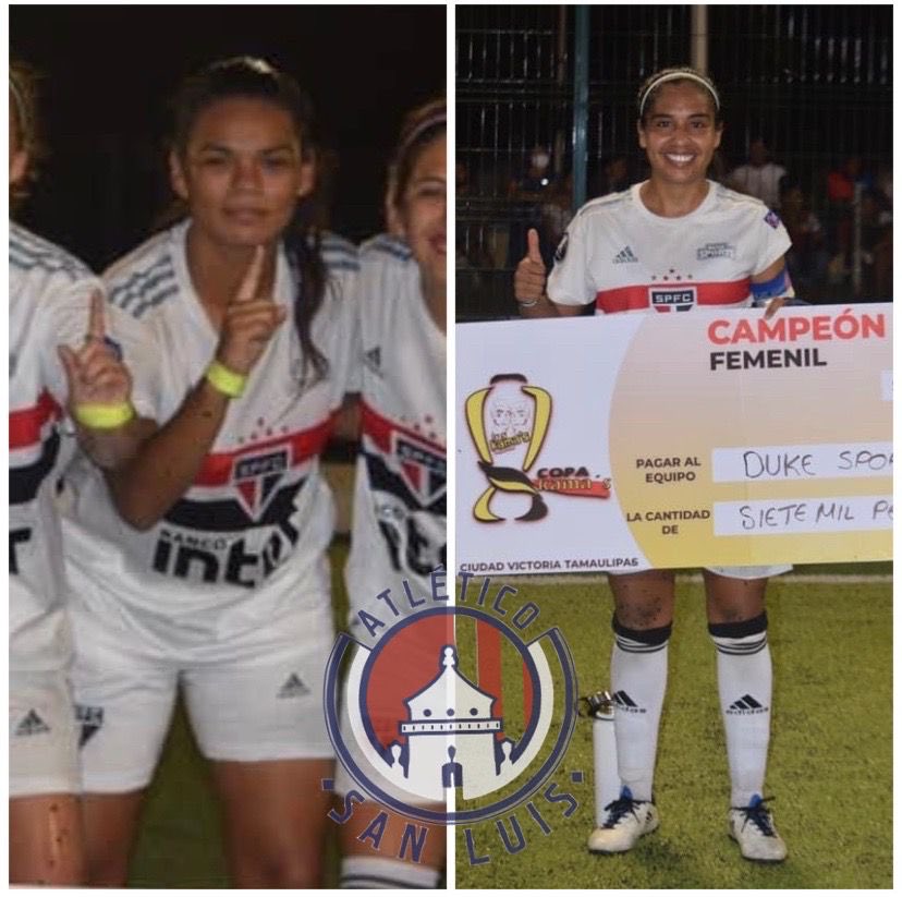 TAMAULIPECAS AL SAN LUIS FEMENIL ❤️

OFICIAL. Mariela “Boty” García y Arly Pegó jugarán en la Liga Mx Femenil con <a href="/AtletiDeSLPFem/">Atlético De San Luis Femenil</a> 

🖊 Hace 6 meses fueron campeonas de la Copa Kama’s femenil con Duke Sport y hace 1 mes fueron Campeonas de zona con <a href="/juanchosTM_fem/">Juanchos TM Femenil</a> en la <a href="/LNFBPro/">Liga Nacional de Fútbol Bardas</a>