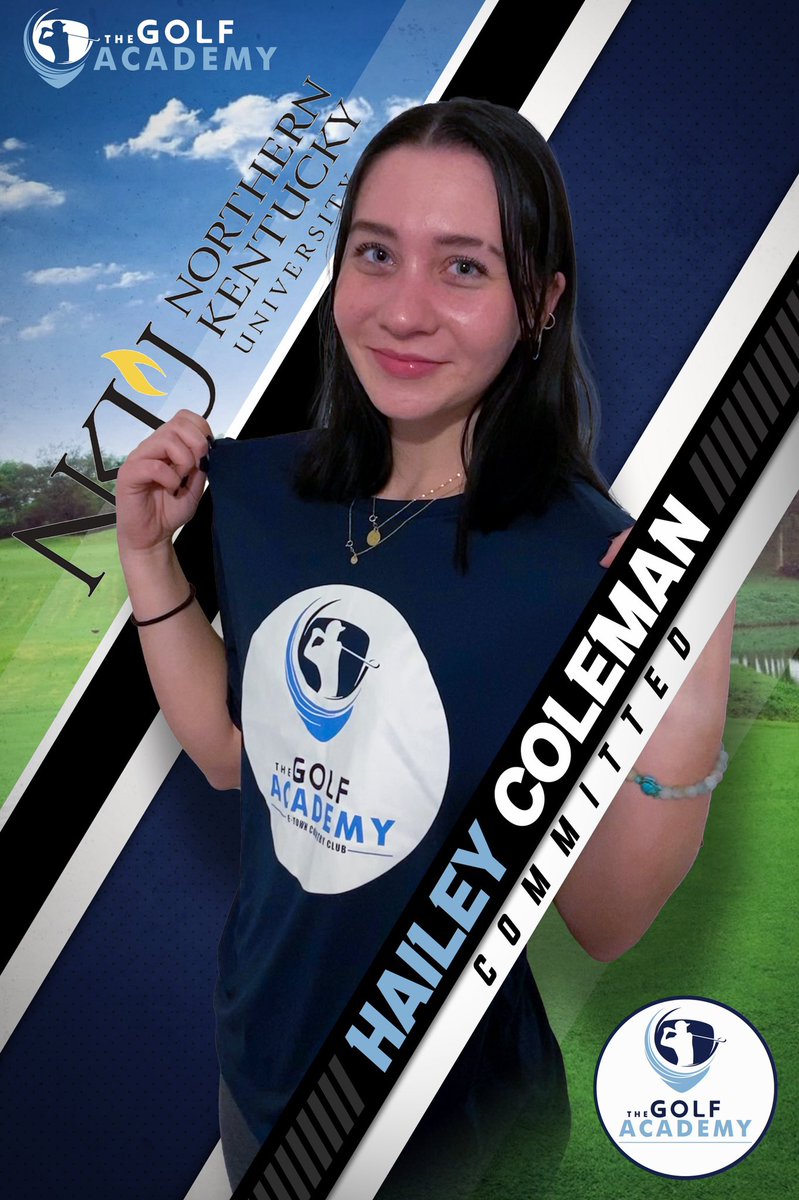 We’re so proud of <a href="/haileyecgolf/">Hailey Coleman</a> for achieving her dream to play college golf at Northern Kentucky University! #tgatakeover #resultsrecruit
