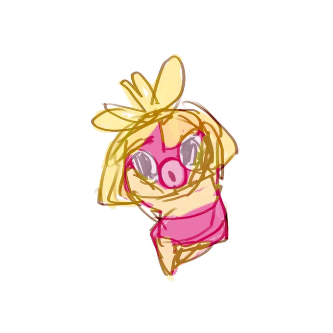 ラフと描き込み 