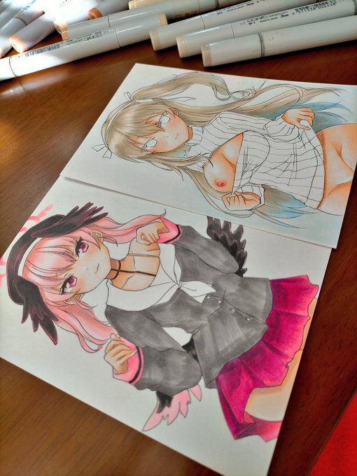 家でひとり…ポツンと色塗りです
(..)φ 