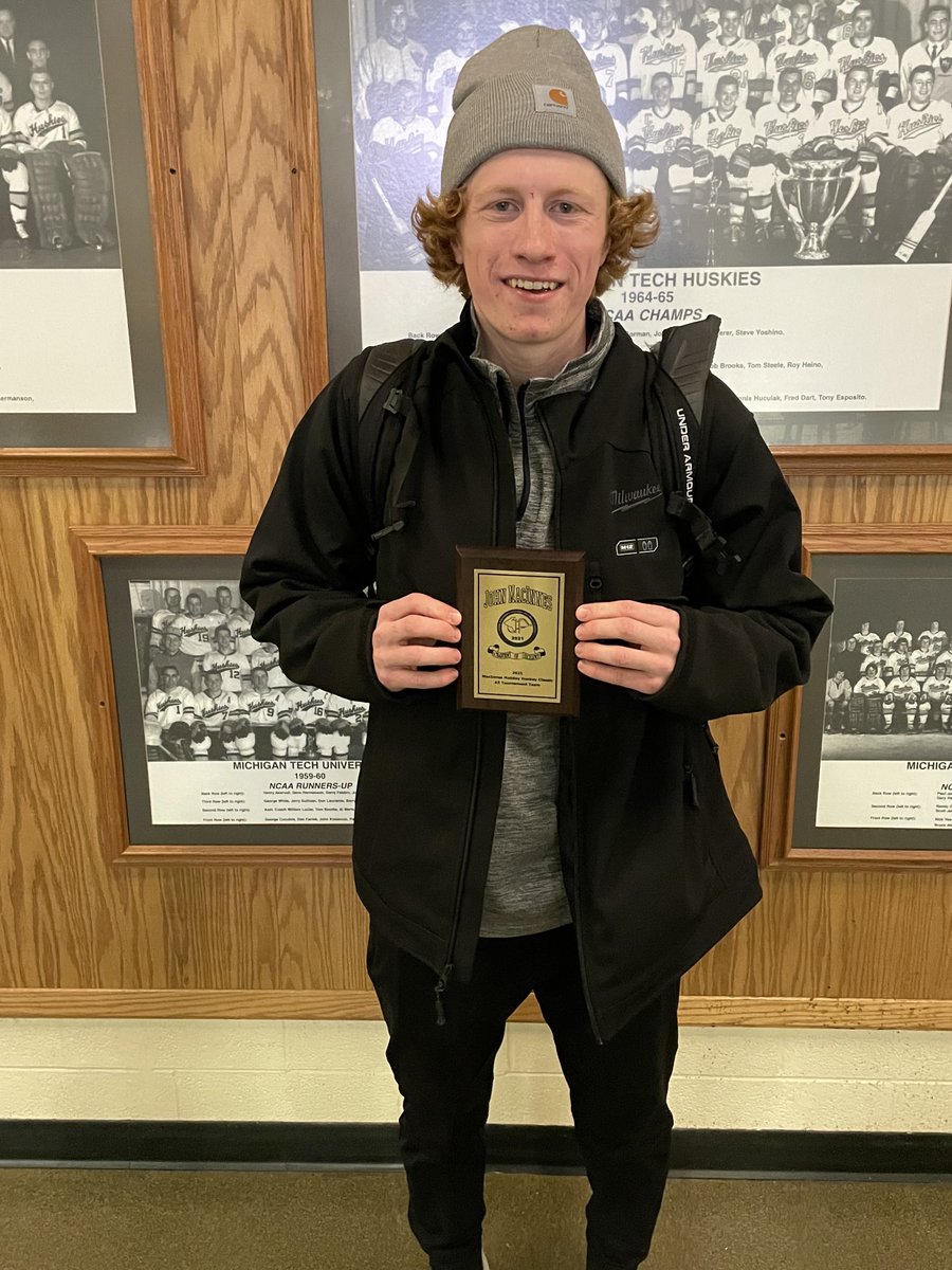 fondy_hockey's tweet photo. Congratulations to Brett Sabel on his all tournament team selection at the John MacInnes Holiday classic. 4 goals and 2 assists in the two games in Michigan. #fondypride https://t.co/FYbp21Nssu