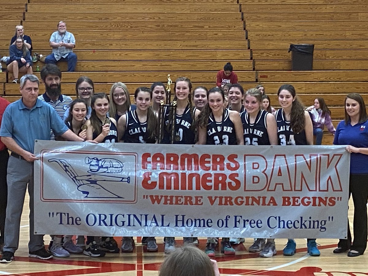 Emma Myatt 2023. Way to go Claiborne Lady Bulldogs for winning the Farmers &amp; Miners Bank Va Championship at Lee High School. ⁦<a href="/EmmaMyatt3/">Emma Myatt</a>⁩ ⁦<a href="/CoachMedlin/">Nathan Medlin</a>⁩ #uncommitted