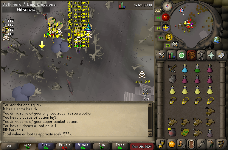 playdeadclan's tweet image. More clean action as we took on @TempestOSRS in a clean single spells fight today! TYFF 

topic: playdead-rs.com/index.php?/top…