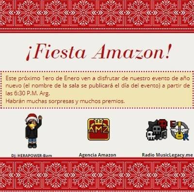 agencia_amazon's tweet photo. 🪅 Están todos invitados a nuestra gran fiesta de Año Nuevo 🪅 
Día: Sábado 1 de enero.
Hora: 6:30 P.M Horario Argentino.
Lugar: Se dará a conocer el día del evento.

✨Habrán muchas sorpresas y premios, no faltes. ✨ https://t.co/9wY42l8f6H