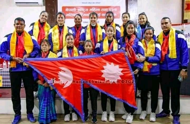 Asian Central zone volleyball(ACV) को बिजेता नेपाली महिला रास्ट्रिय टोलिलाई हार्दिक बधाई छ