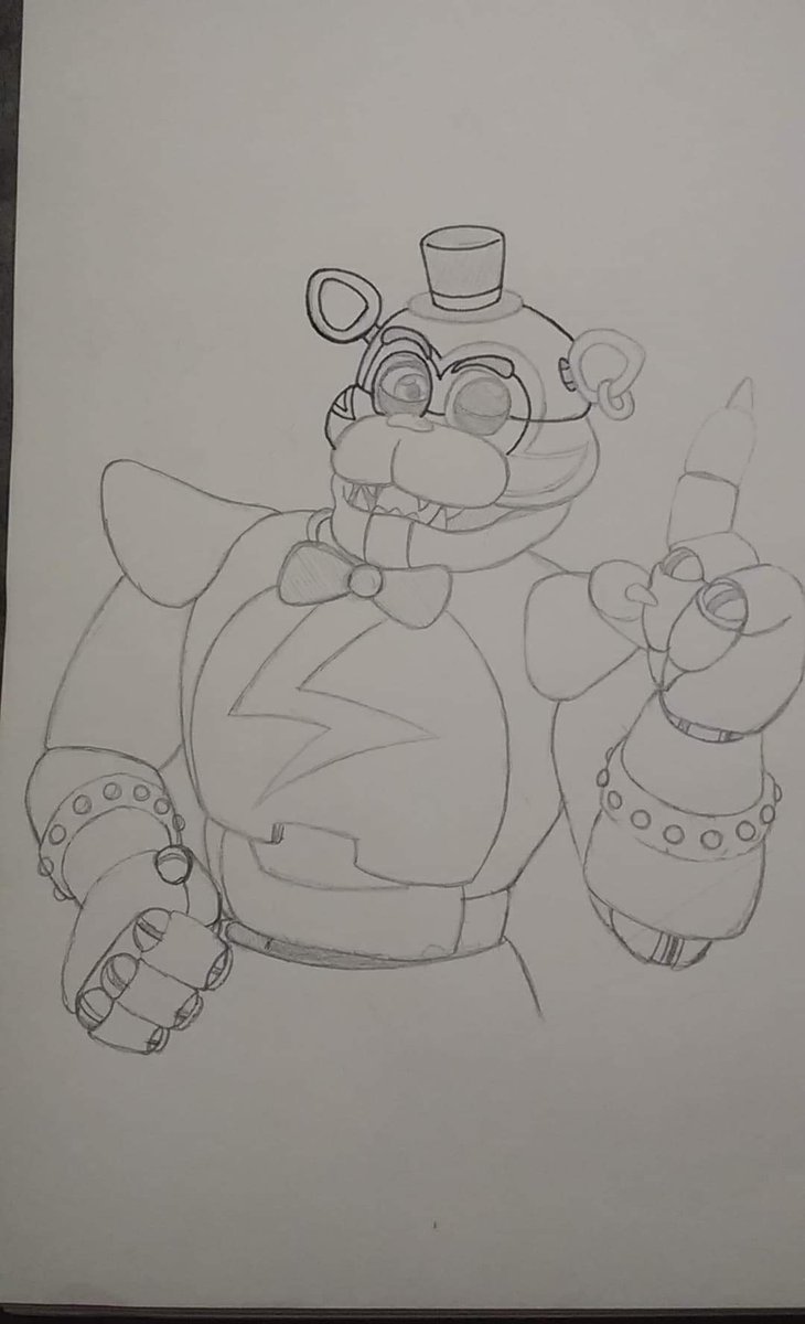 YourLocalBlurry's tweet photo. Way to go Superstar!✨ Work in progress of my favorite dude Freddy🐻 https://t.co/J54jPdbi3M