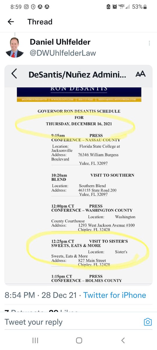 schmoopiemom's tweet photo. @GovRonDeSantis 12 days ago?

You were there TWELVE days ago. 

Where are you today? https://t.co/jbpmpgIlvn