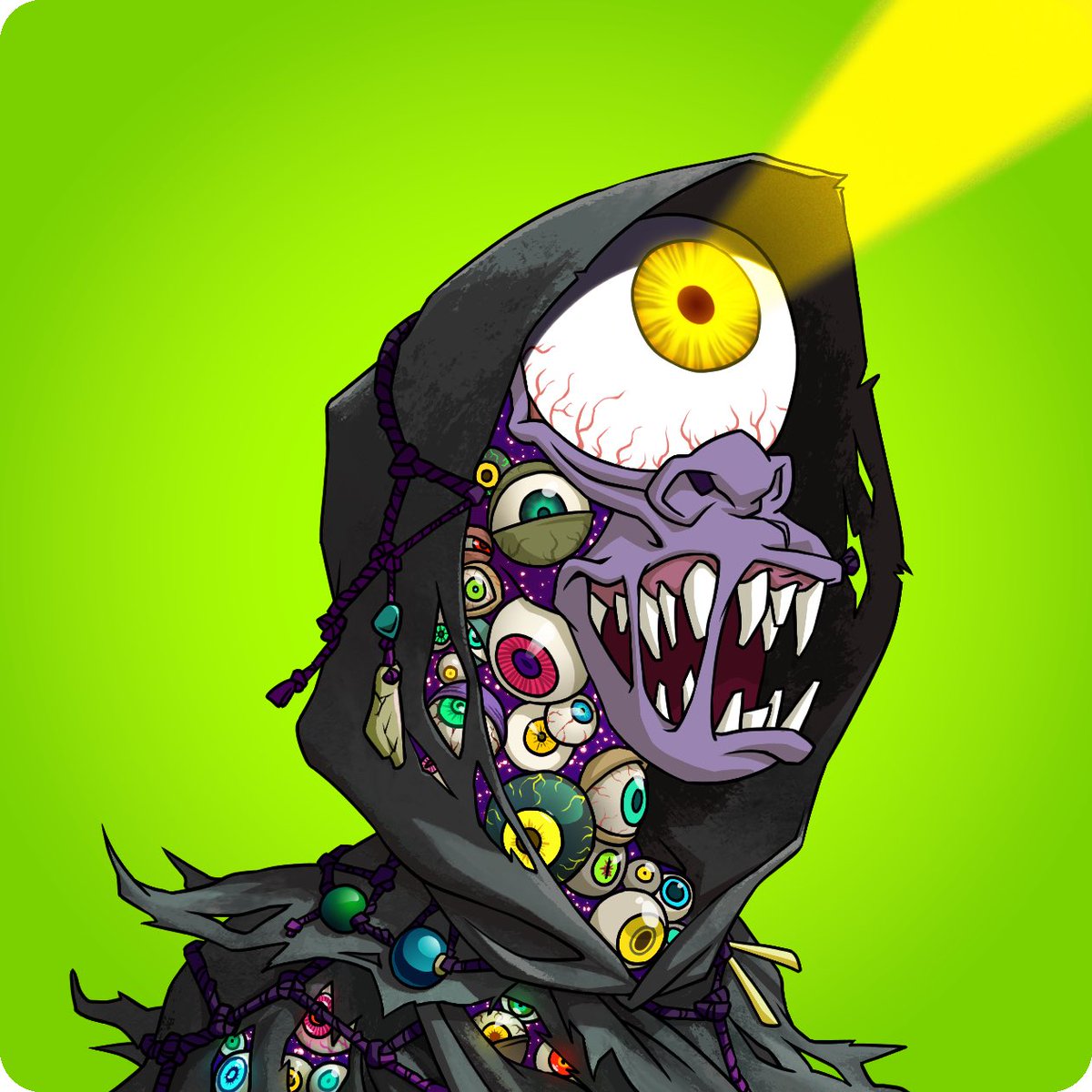 #BoredApeYachtClub <a href="/TaylorGerring/">Taylor Gerring</a>  finally revealed another MEGA MUTANT. #DMT baby