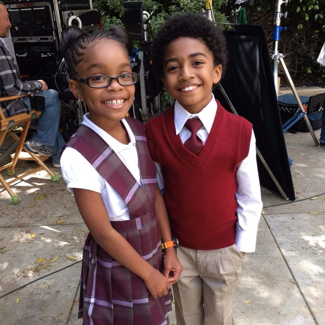 itsRoJay's tweet photo. Done legit watch these 2 grow up over the years and it's legit got me in my feelings! #blackish final season kicks off Tuesday Jan. 4th on ABC... Young Legends! https://t.co/ElOMbTPQep