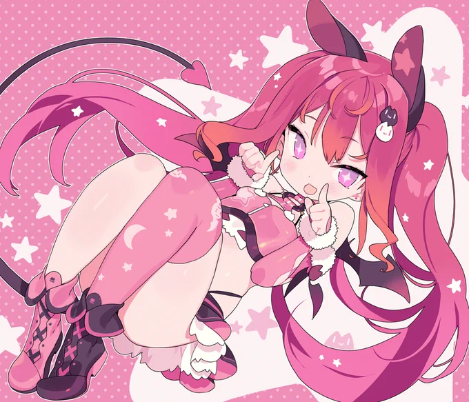 #2021年自分が選ぶ今年の4枚 
今年は自分の絵の枠を超えたkawaii概念を2つも得てしまったなφ(' ‿`」) 