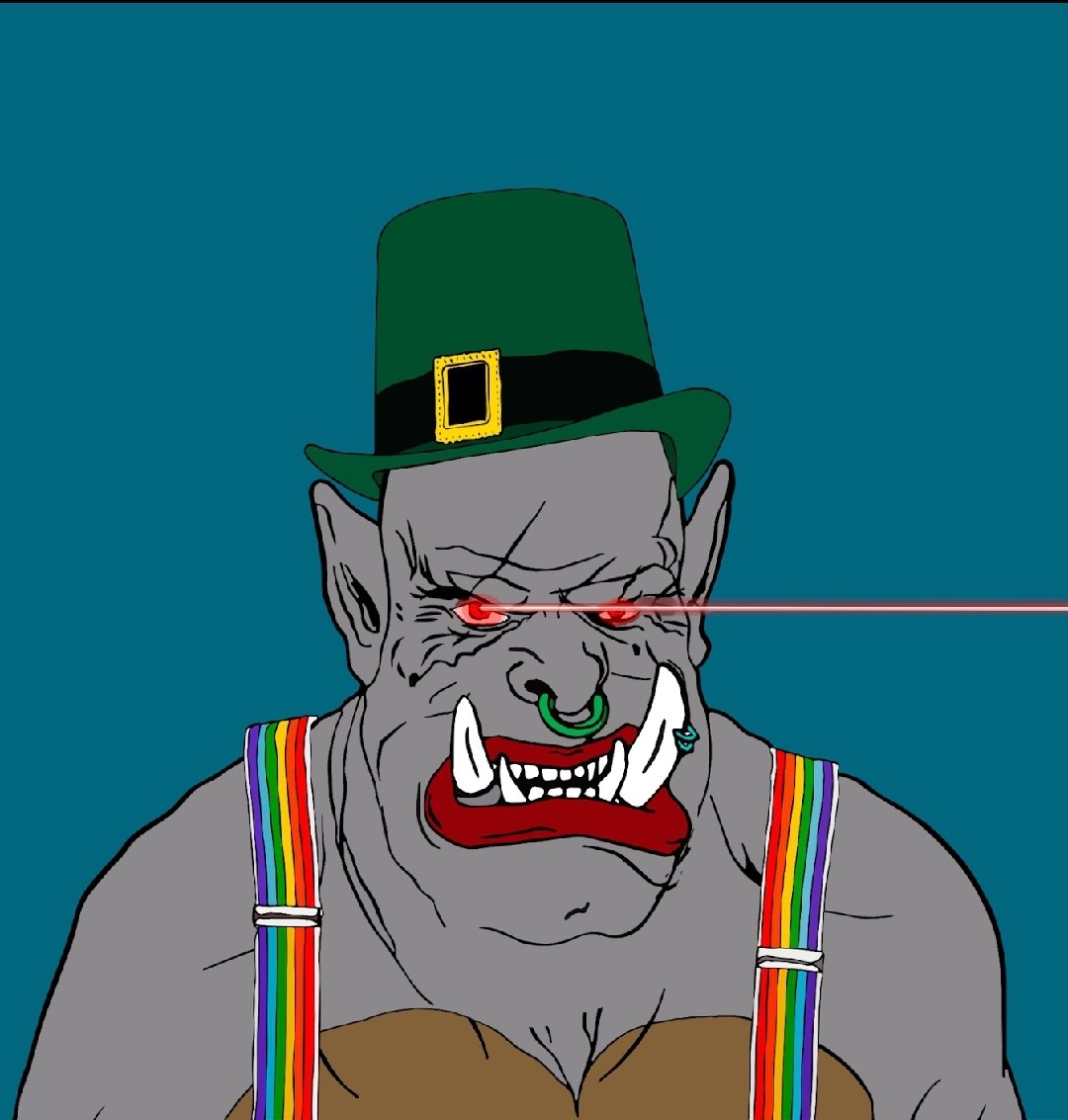 Crypt_O_Manimal's tweet photo. @GuyWhoLost100K @BoredOrc Lazer eye clain! https://t.co/cNRw5IySLQ