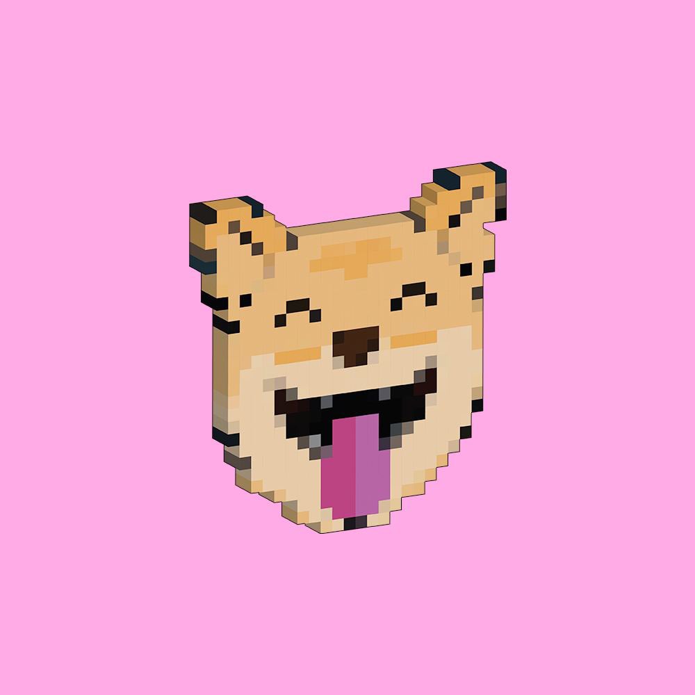 PixelPets3D's tweet photo. Hi, my name is Shi-Blocks INU 🐶 https://t.co/PuR5IIKocf