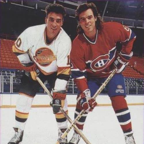 oldcanadaseries's tweet image. Geoff and Russ Courtnall in 1991.