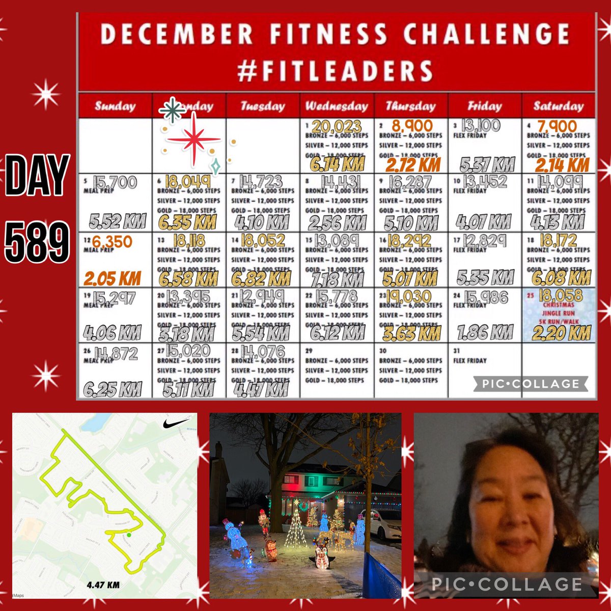 BetsyCallanan's tweet photo. Day 589 #Educators0NtheRun Day 28 #FitLeaders #DecStepChallenge Evening PWalk after a day with the grands ❤️. Definitely didn’t feel like going out, but as usual, it was just what I needed. Very few people out. So peaceful. @PrincipalRoRod @zjgalvan @ValChavez2018 @DiocelinaBelle https://t.co/Pw96lWUpWs