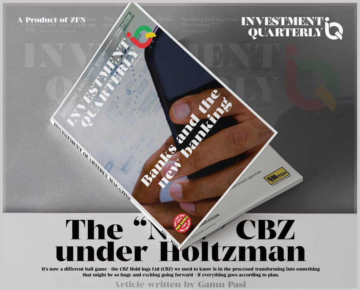 IQZimbabwe's tweet photo. “The "New" CBZ under Holtzman”
It’s now a different ball game - the CBZ Holdings Ltd (CBZ) we used to know is in the process of 
transforming into something that might be so huge and exciting going forward - if everything goes 
according to plan… https://t.co/L0HVFSdp8v