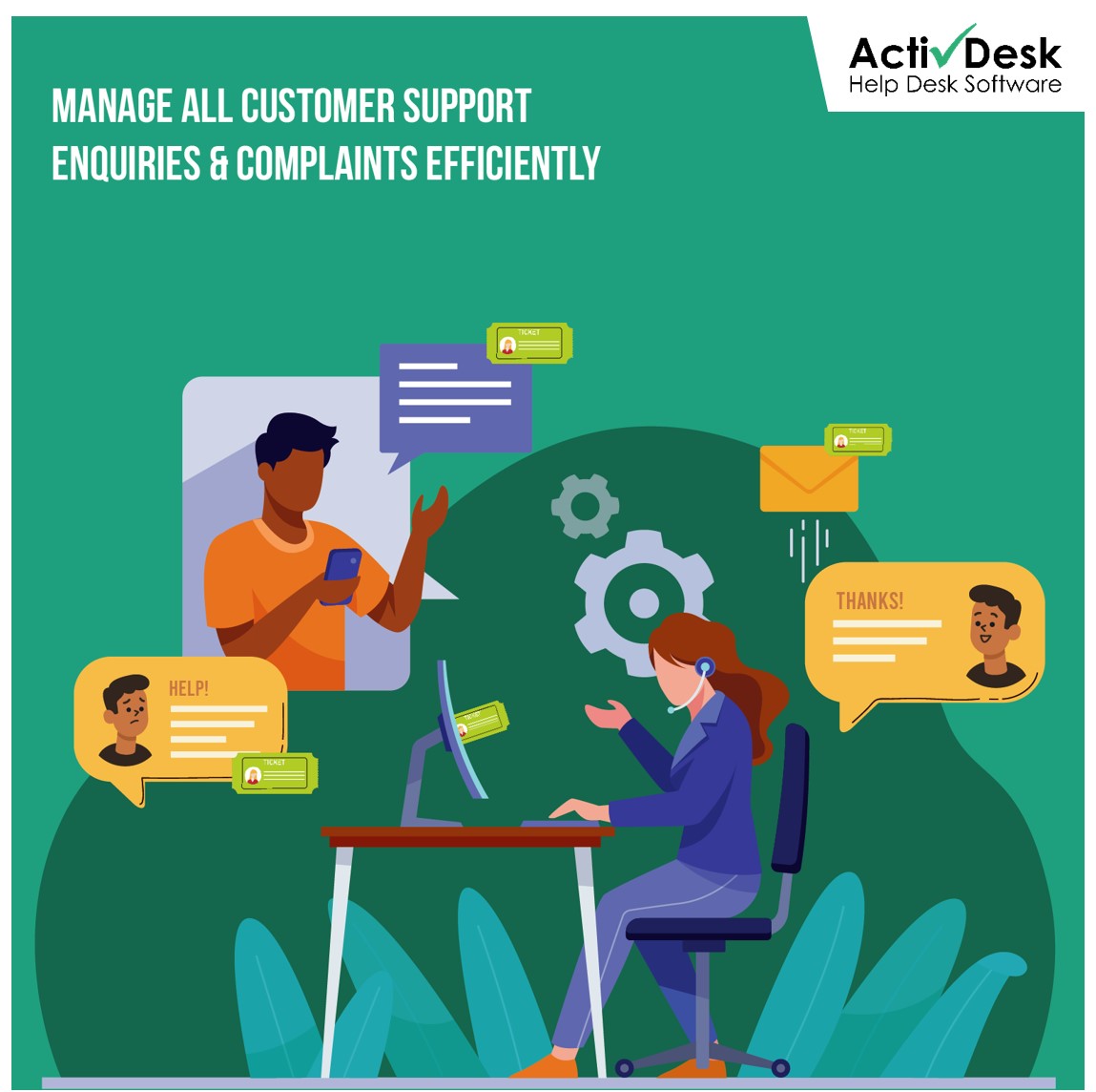 DeskActiv's tweet image. Resolve customer issues swiftly & efficiently with an intuitive help desk ticketing software #customersupport #helpdeskticketingsystem #customerservice #ActivDeskHelpDeskSoftware