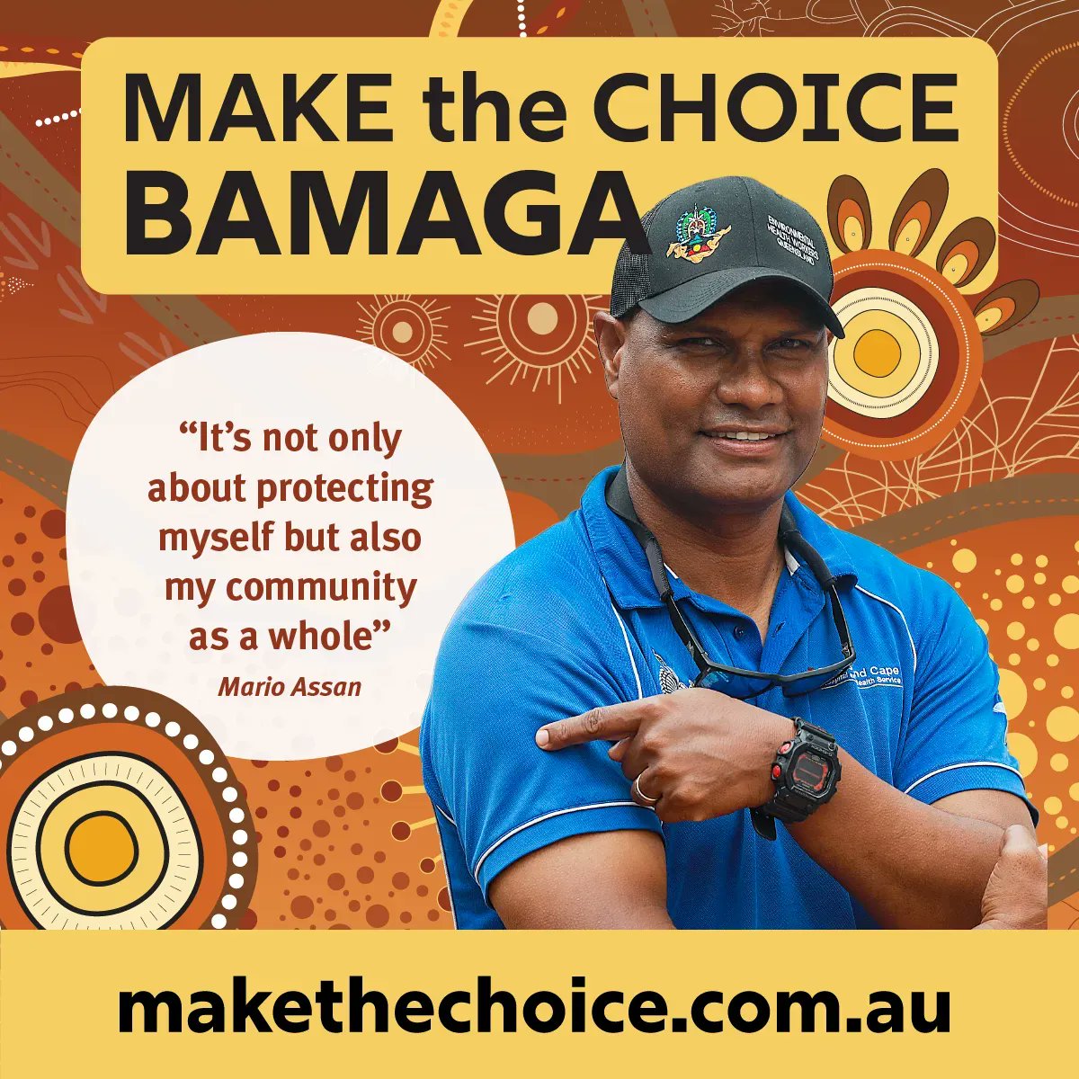 What prompted Mario Assan to make the choice to get the COVID-19 jab even though he hates needles?

To read more of Mario's story visit: makethechoice.com.au/stories. 

#MaketheChoice #KeepMobSafe #Coronavirus #COVID19 #health #QAIHC #Aboriginal #TorresStraitIslander