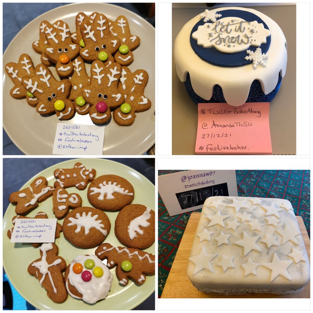 Rob_C_Allen's tweet image. We continue our #FestiveBakes with these fabulous bakes from our #TwitterBakeAlong #BakingCommunity