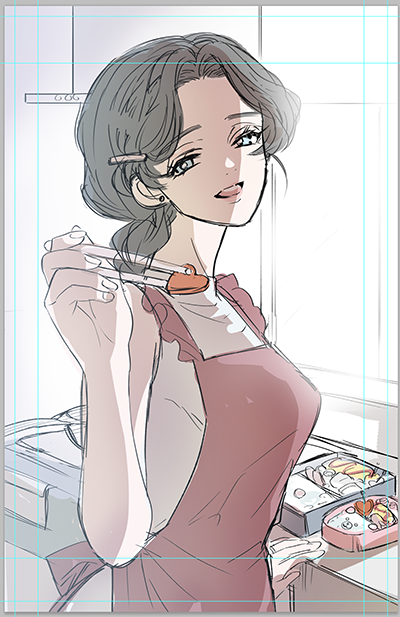 今年は「ねねさん」がたくさんの人に読んでもらえたことがいちばんの転機だったなぁと。9月の終わりの話なんですが、そこからめまぐるしく他の作品までいろんなことが波及していって。本当にたくさんの方に読んでいただけて嬉しかったです、ありがとうございます (画像は扉とカットのラフ) 