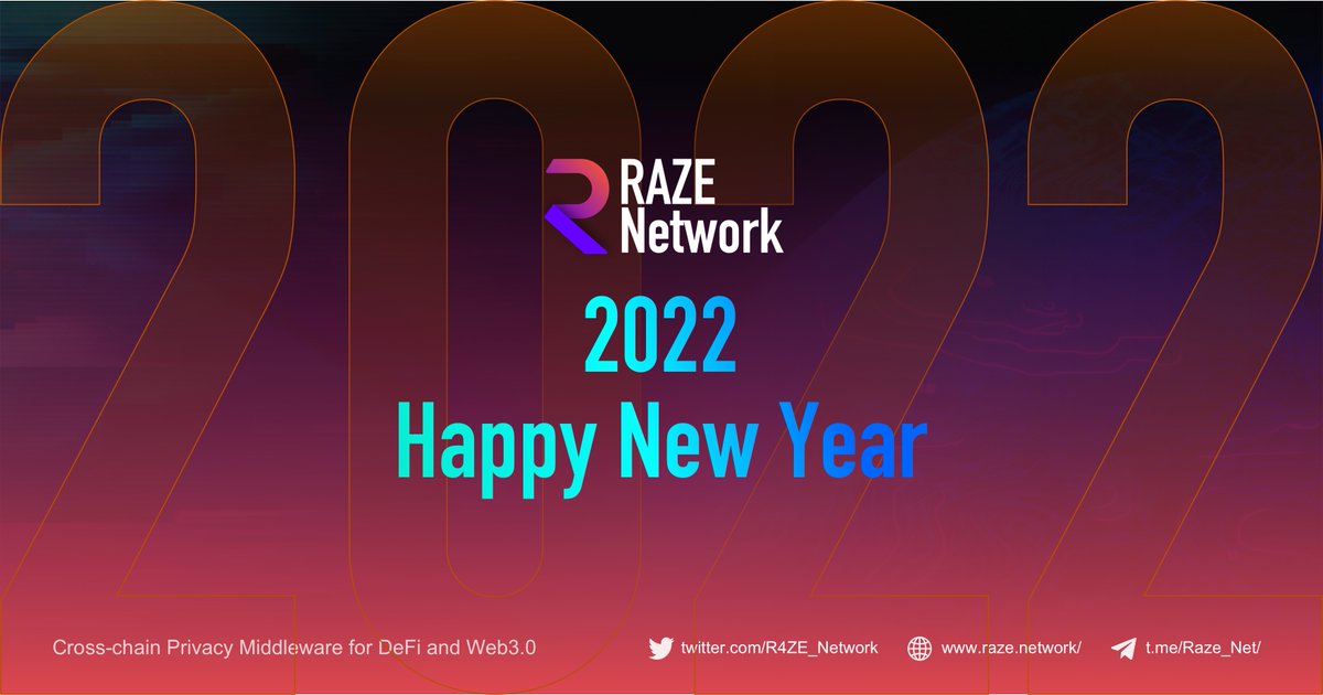 R4ZE_Network's tweet photo. Welcome to 2022.
Happy New Year.
Still a year fighting for #privacy
#ReThinkPrivacy with @R4ZE_Network https://t.co/n8QyGVudXl