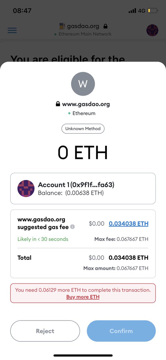 JowDones's tweet photo. @NathanCRoth What happens if I don’t have enough $gas to claim my $gas? 🙃 https://t.co/EglgOMeQbD