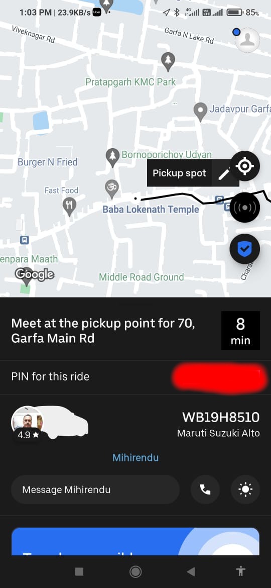 Thanks <a href="/Uber/">Uber</a> 4 keeping drivers that stops 500 mtrs away frm pickup point, refuses 2 turn around despite requesting that the passenger is a minor girl. Doesn't wait for her 2 reach &amp; @UberINSupport  charges me Rs 60. Thanks for the extreme harassment
<a href="/KPTrafficDept/">Kolkata Traffic Police</a> <a href="/KolkataPolice/">Kolkata Police</a>