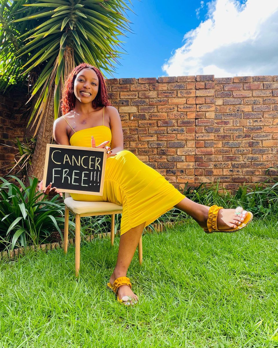 Monaydene's tweet photo. I’m finally brave enough to share this, Beat Cancer at 23! 🥺💛🎗 https://t.co/HP6Pq2rWF6