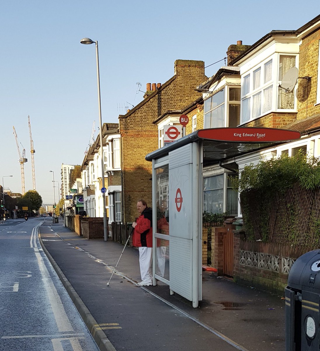 VincentStops's tweet image. This @CamdenCouncil scheme will include cycle lanes routed through bus passenger boarding and alighting areas, making accessible bus stops inaccessible. @TfL’s independent Disability Advisory Group describe the design as a ‘turd’. @RNIB_campaigns say their clients can’t use them.