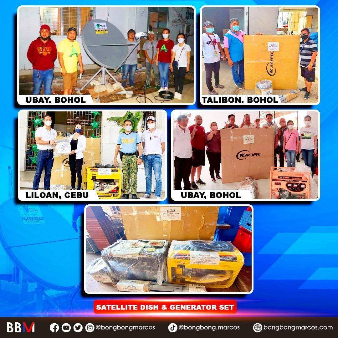 bongbongmarcos's tweet photo. Komunikasyon ang isa sa mga dapat unang ibinabalik agad matapos ang sakuna - para lalong mapabilis ang pagpaparating ng tulong.

Sama-sama tayong babangon muli. https://t.co/Xyam2GXl70