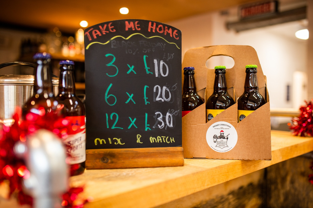 Looking for an excuse to take a festive drive? Our @bicesterheritage Tap Room and Bottle Shop is open today and tomorrow from 10am - 3pm, and on December 31st from 12 noon - 7pm. Why not stop by for a pint, and collect your New Year's beer at the same time?