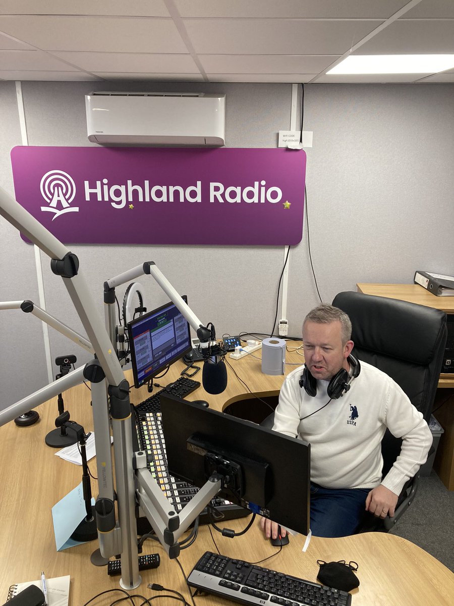 Join me from 9am until 12 with 3 hours of music on <a href="/highlandradio/">Highland Radio</a> 
highlandradio.com
Text 0866025000 or Call  0749125000