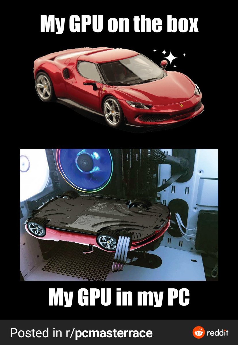 This is... accurate. 

@AsetekSimSports, we saw this and thought of you! 

#pcmr #PCgaming