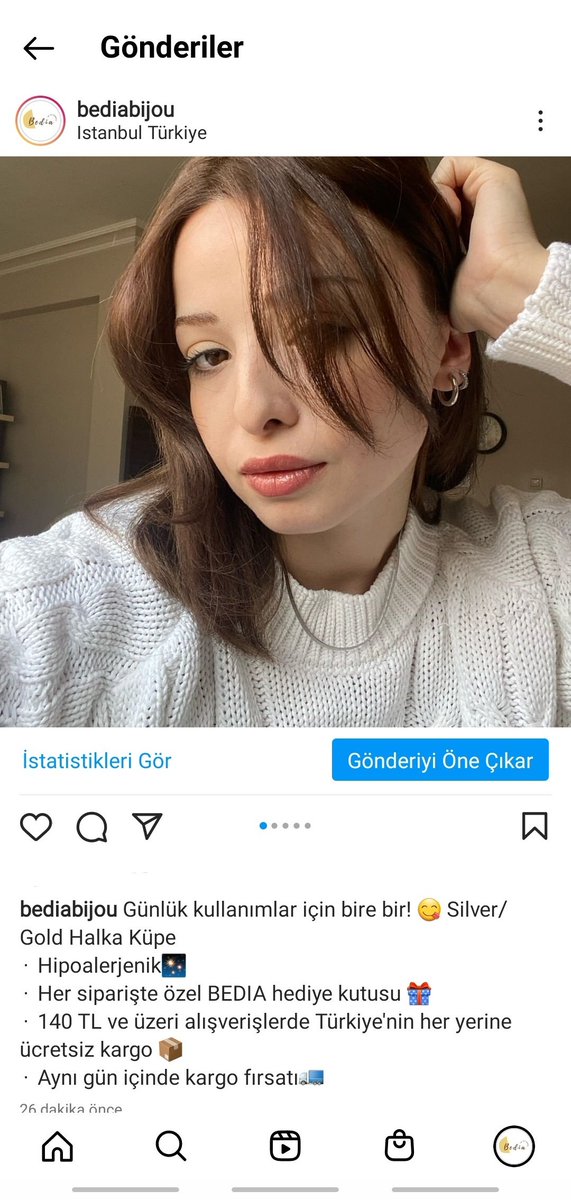 BediaBijou's tweet photo. Instagram profilimizi ziyaret ettiniz mi? 
https://t.co/KC524JRA5u https://t.co/5RSl6NR2dk