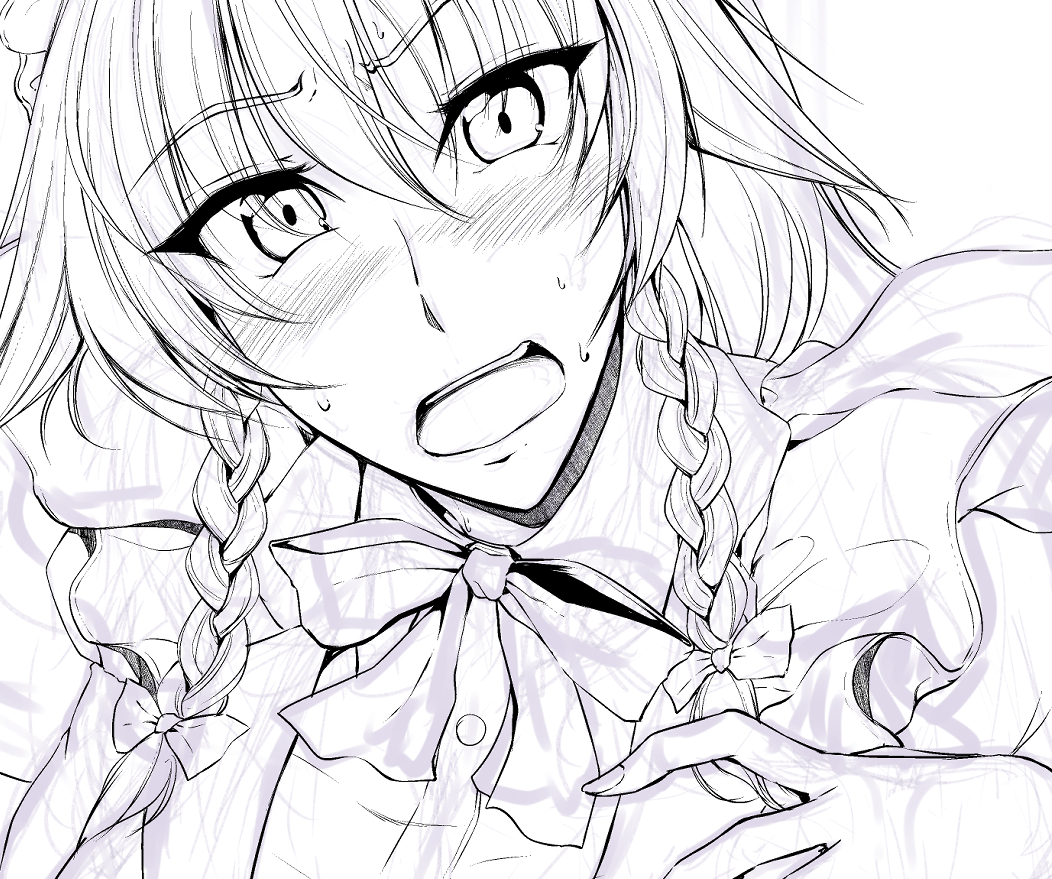 Skebに例大祭用カットの咲夜さんと競泳水着漫画とお風呂美咲さん…年末ゆっくり作業してるのと色々とやってて未完成がたまってく 