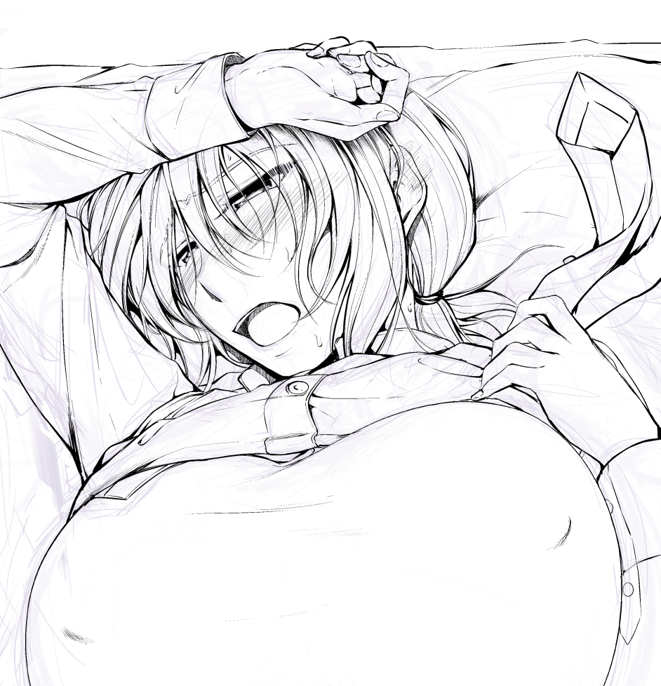 Skebに例大祭用カットの咲夜さんと競泳水着漫画とお風呂美咲さん…年末ゆっくり作業してるのと色々とやってて未完成がたまってく 