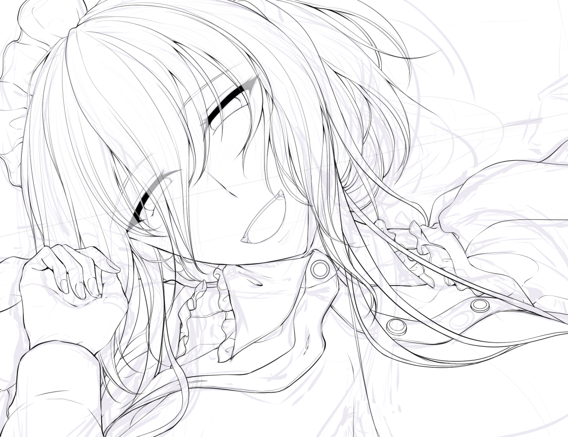 Skebに例大祭用カットの咲夜さんと競泳水着漫画とお風呂美咲さん…年末ゆっくり作業してるのと色々とやってて未完成がたまってく 