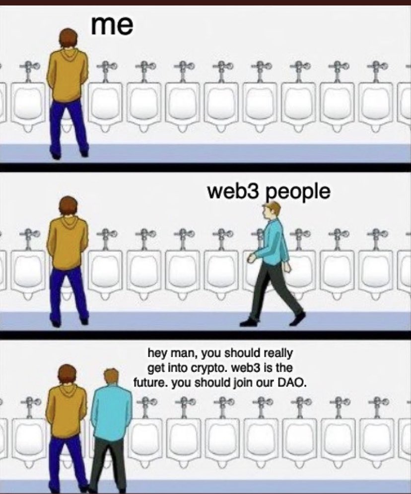 4F3nk's tweet image. #Web3 frenzy be like 😅😅😅. The evolution of ponzy’s and mlms ¿ 🤔 Goooood morning #NFTCommunity 😍 any good #DAOLaunch projects ¿ #shill me your DAO #cryptotwitter