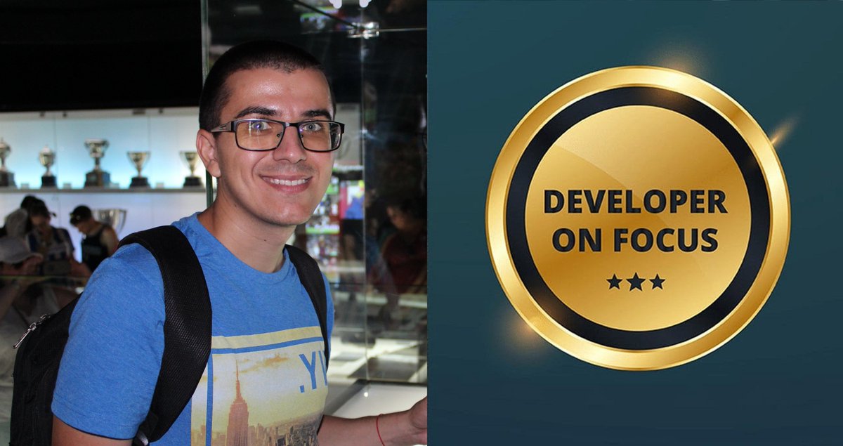 DevStyleR1's tweet photo. 🤩🔝🧑💻👉 Йордан Бонев е Senior C++ #Developer в @Playtech Bulgaria. Колегите му го описват като всеотдаен, упорит, работлив: https://t.co/XHCtcUdGuh
#DeveloperonFocus #Cplusplus #TeamLeader #Java #ObjectiveC #Qtframework #gaming #development #programming #UI #UX #2D #3D #Senior https://t.co/1dS9vjwEbt