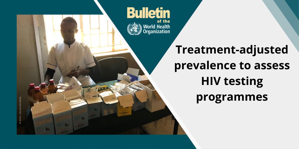 WHOBulletin's tweet photo. Beth A Tippett Barr et al. propose a new #indicator, treatment-adjusted prevalence, for #HIV testing programmes in #Kenya, #Malawi, #SouthSudan, #Zimbabwe
➡️https://t.co/DqcXAFEScB

#Test4HIV  #HIVSelfTest https://t.co/6roe1r1zvn