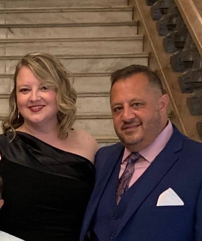 supervox73's tweet photo. People told me marriage would be hard! I have no idea what they were talking about, because it has been great! 20 years of marriage!  Here is to 100 more!  I love you Jenny Chappell! Happy 20th Anniversary! https://t.co/r0qky7dE0O