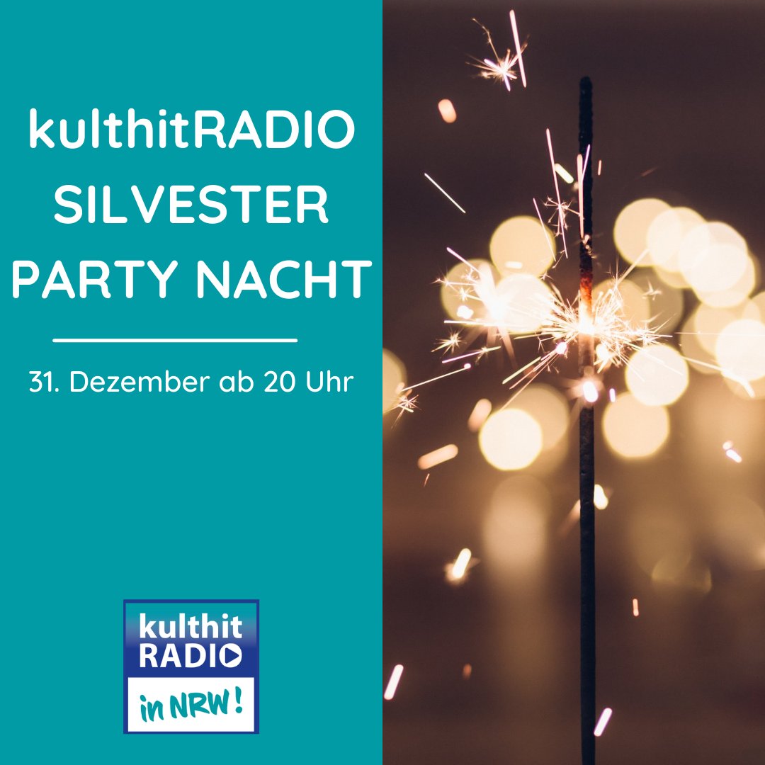 kulthitradio's tweet photo. NRW Feiert Silvester… und auf kulthitRADIO gibt’s die Hits dazu!
Am Freitag gibt’s ab 20 Uhr nur die größten Partyhits zum Abfeiern - von den 80ern bis heute.
Einschalten. Mitfeiern. Abtanzen.
Die große kulthitRADIO Silvester Partynacht… an Silvester
#kulthitRADIO #Silvester https://t.co/P2OVfcfSfo