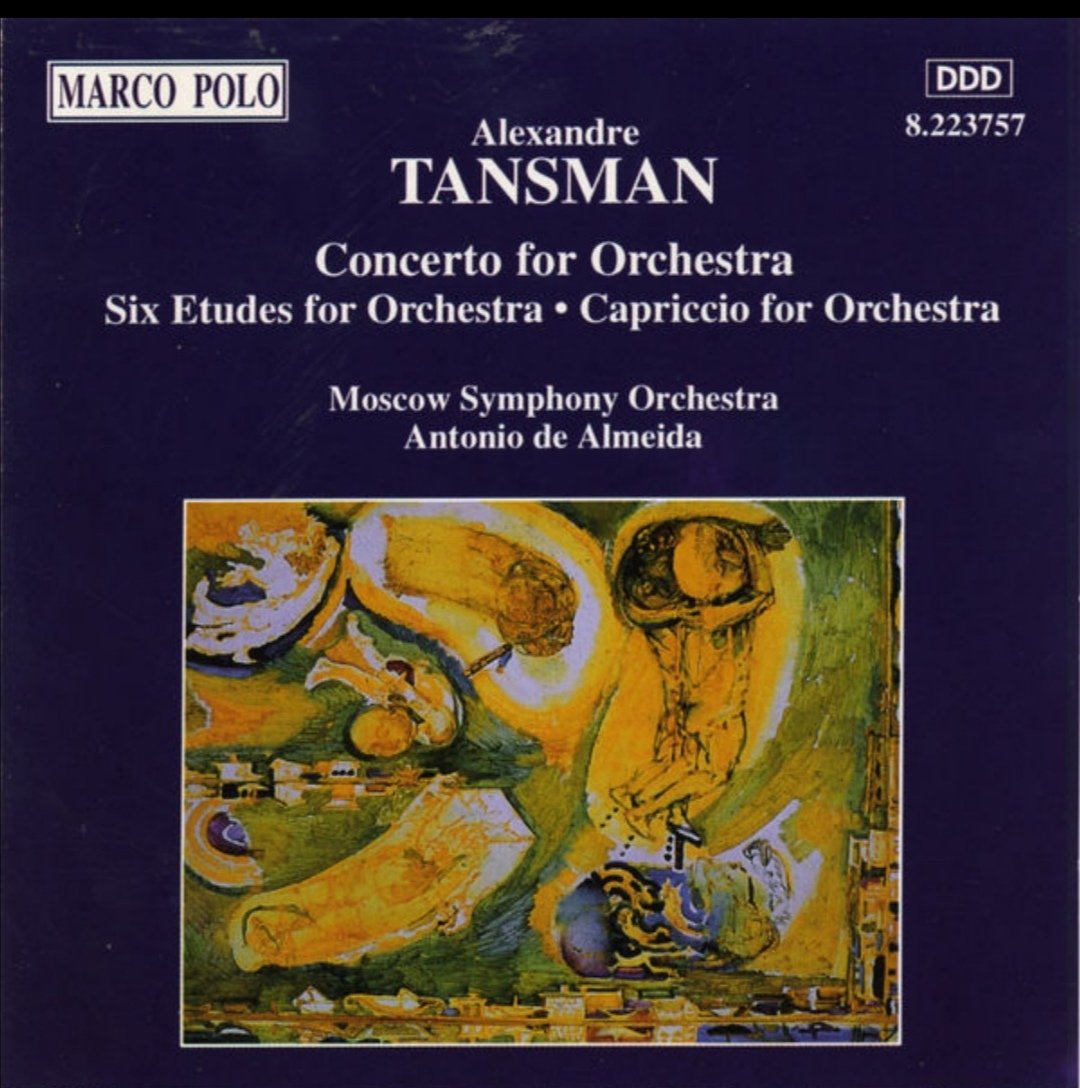 Classic81587792's tweet photo. Alexandre #Tansman (1897-1986), #compositeur prolifique, doué mais fort méconnu ! Je vous suggère de le découvrir avec cet enregistrement qui permet bien de goûter au multiples facettes du #talent de ce compositeur #Polonais.
#musiqueclassique
#ClassicalMusic https://t.co/24YpqMOMzi