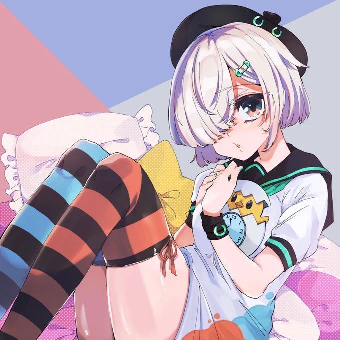 #2021年自分が選ぶ今年の4枚 
今年はご依頼絵が激可愛く描けて楽しかったです
来年はもっと沢山描きたい 