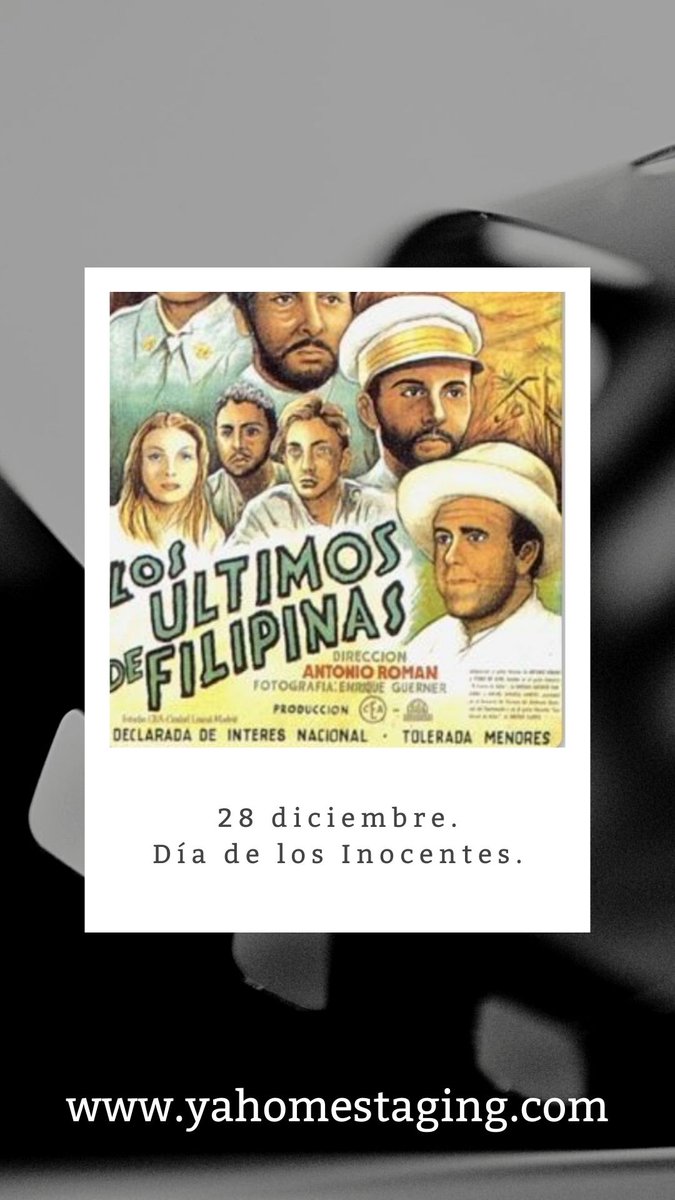 29 de diciembre de 1945.
Se estrena en Madrid la película Los Últimos de Filipinas. Declarada de interés Nacional. #taldiacomohoy #Cine #FelizMiercoles