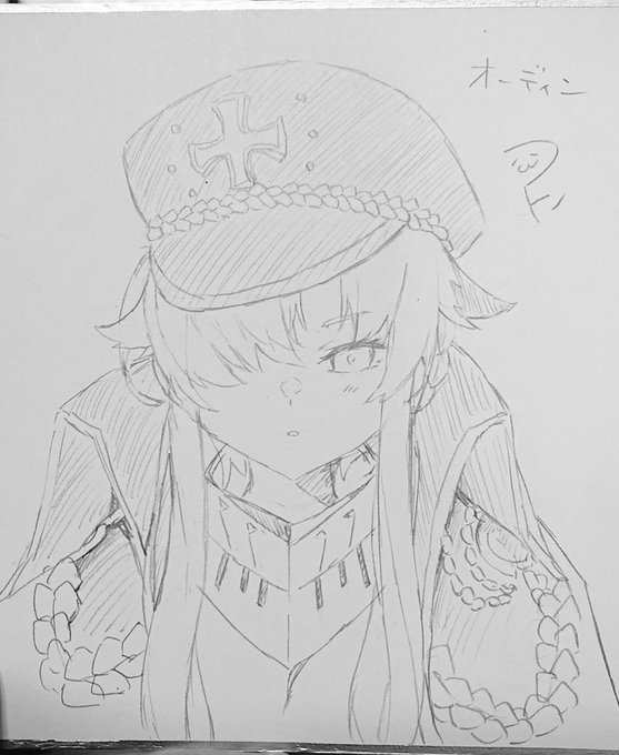 #アズールレーン 
色紙!
オーディン✨ 