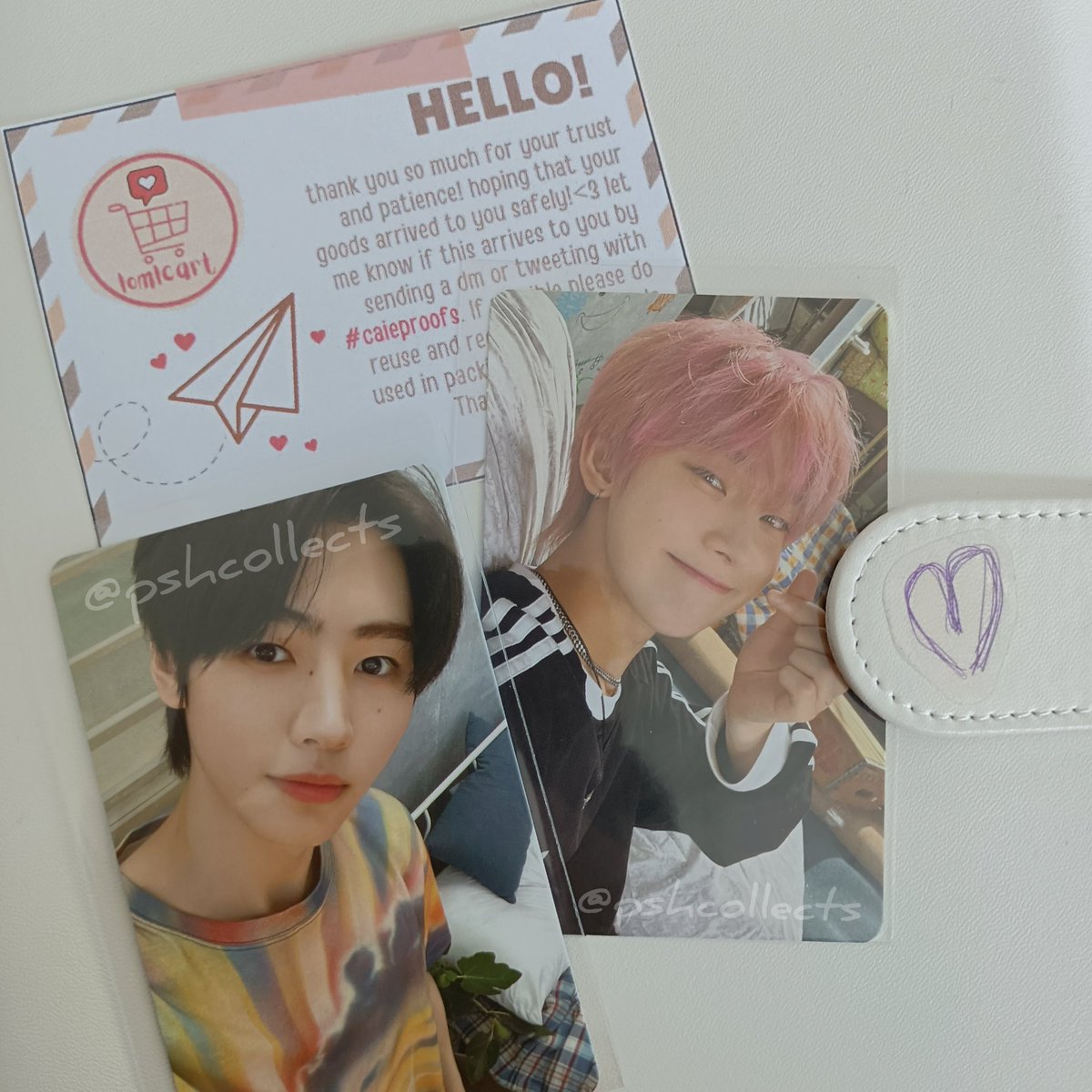 pshcoIIects's tweet photo. 💌: #caieproofs 

sunsun charybdis selcas finally arrived ! thank you sm for packing them safely @lomlcart <3 https://t.co/20Vd4GB2aC
