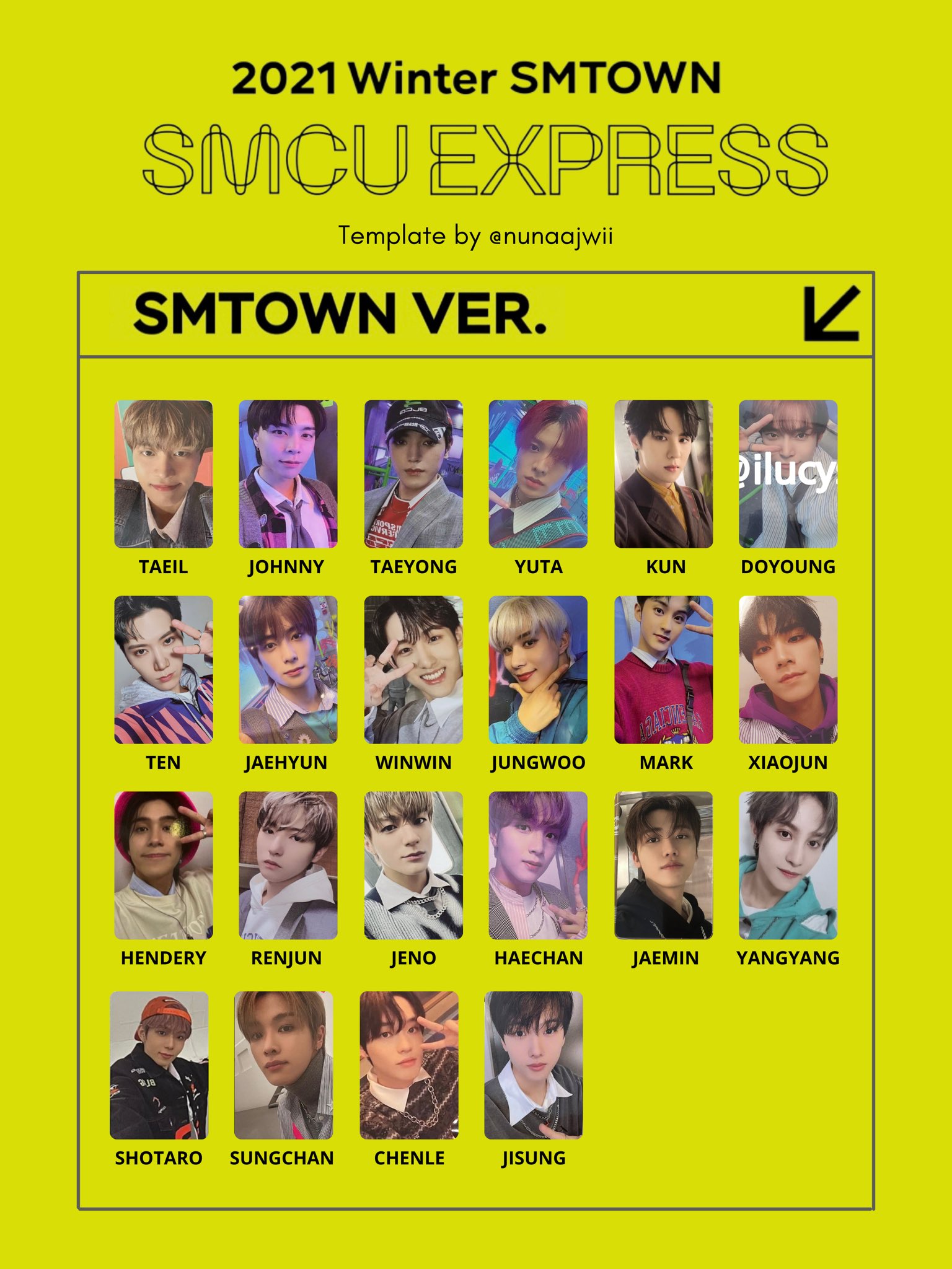 NCT127 DREAM SMCU EXPRESS 2021 winter 匿名 www.sudouestprimeurs.fr